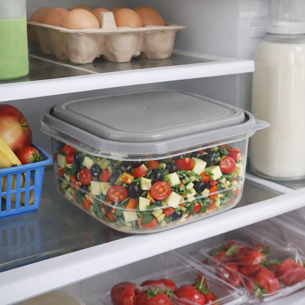 Bayofi® Extra Square Food Storage Containers – Airtight, Stackable & BPA-Free, Kitchen Organization Set for Meal Prep, Fridge & Pantry (Multiple Sizes Available)