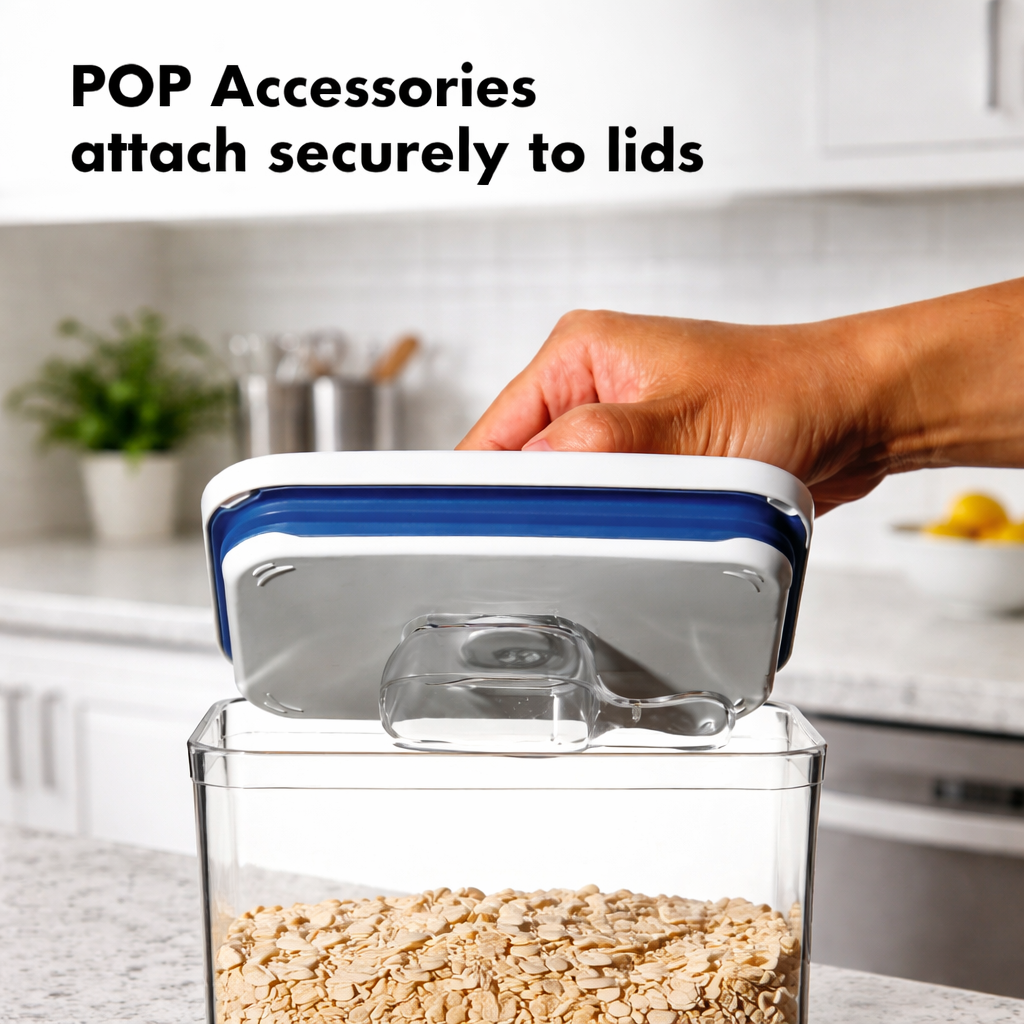 Bayofi® Airtight Food Storage Container with Push Button Lid | Stackable Kitchen Storage Box